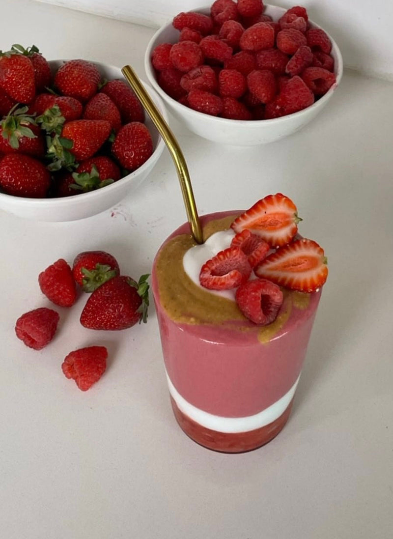 Strawberry Protein Probiotic Smoothie Recipe