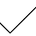 Simple checkmark symbol