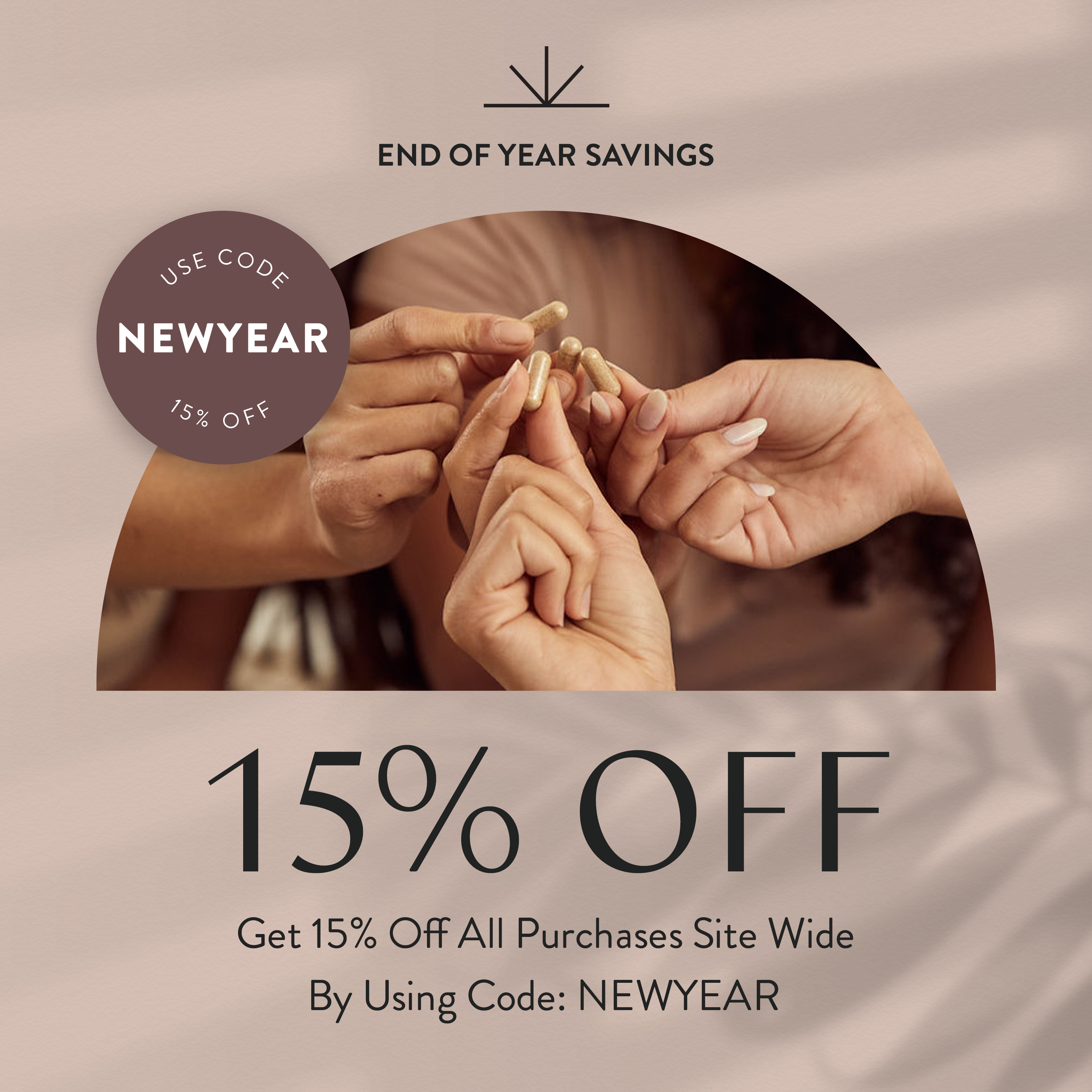 15% off code NEWYEAR