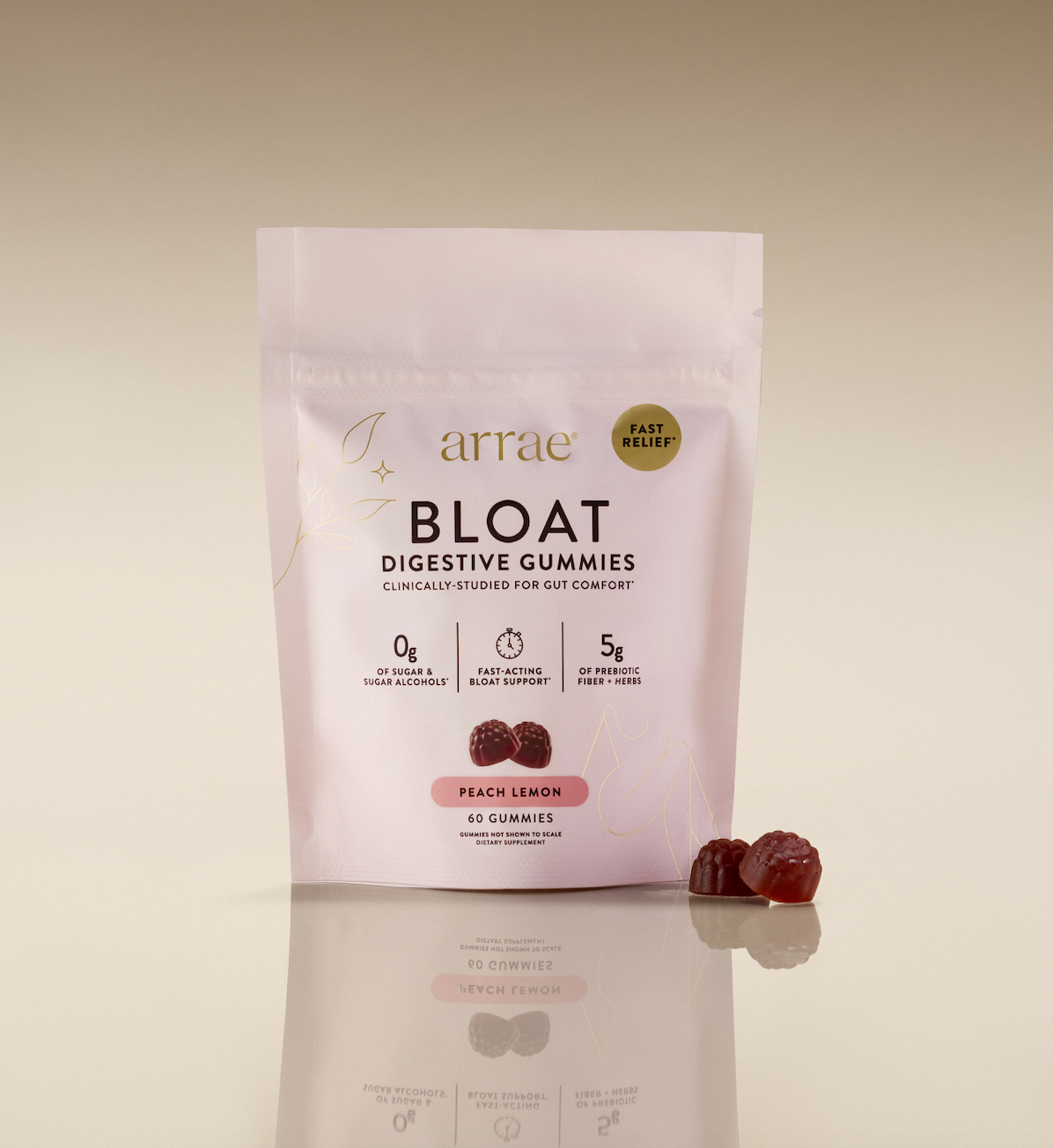 




Arrae Bloat Gummy Peach Lemon (28 Count)