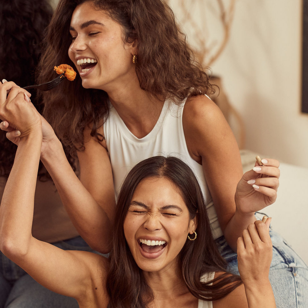 Women eating