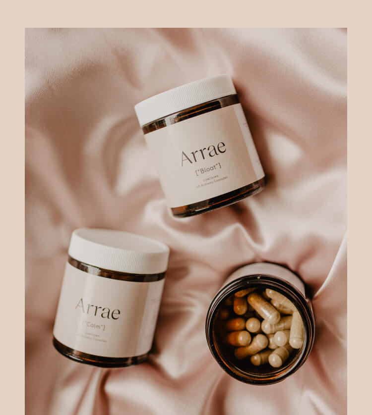 3 bottles of arrae capsules