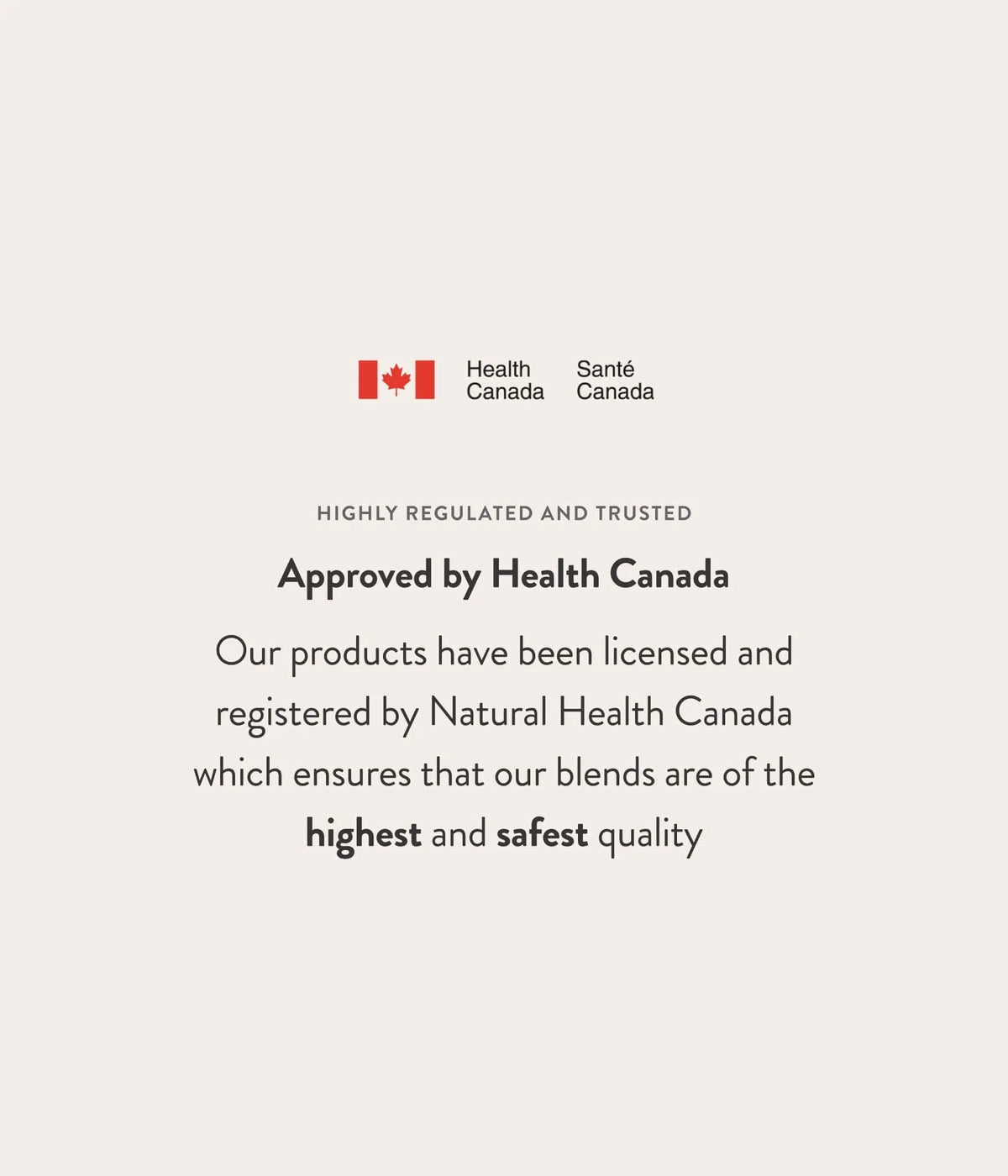 Approved By Health Canada
